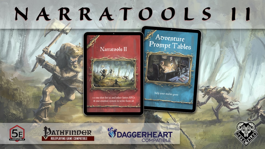 Narratools II - 12 One-Shots for D&D and Other TTRPG Systems (Canceled)