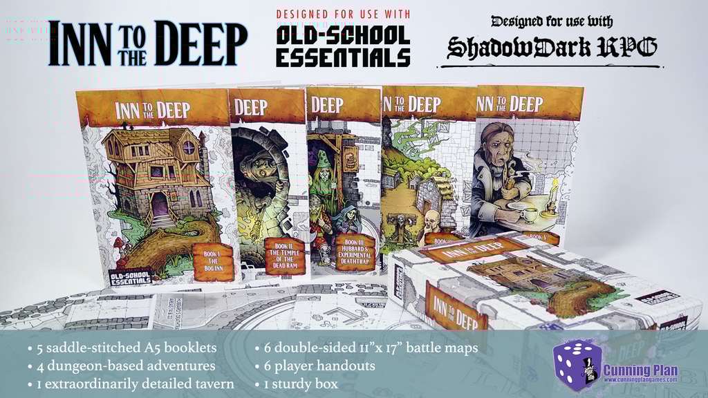 Inn To The Deep: Deluxe Edition For Shadowdark and OSE