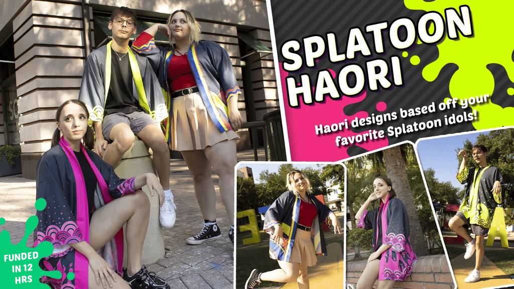 YOU'RE A SQUID NOW -- Splatoon Inspired Haori