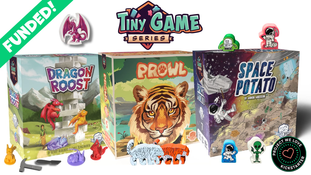 Dragon Roost, Prowl & Space Potato. A Tiny Game Series Vol.2