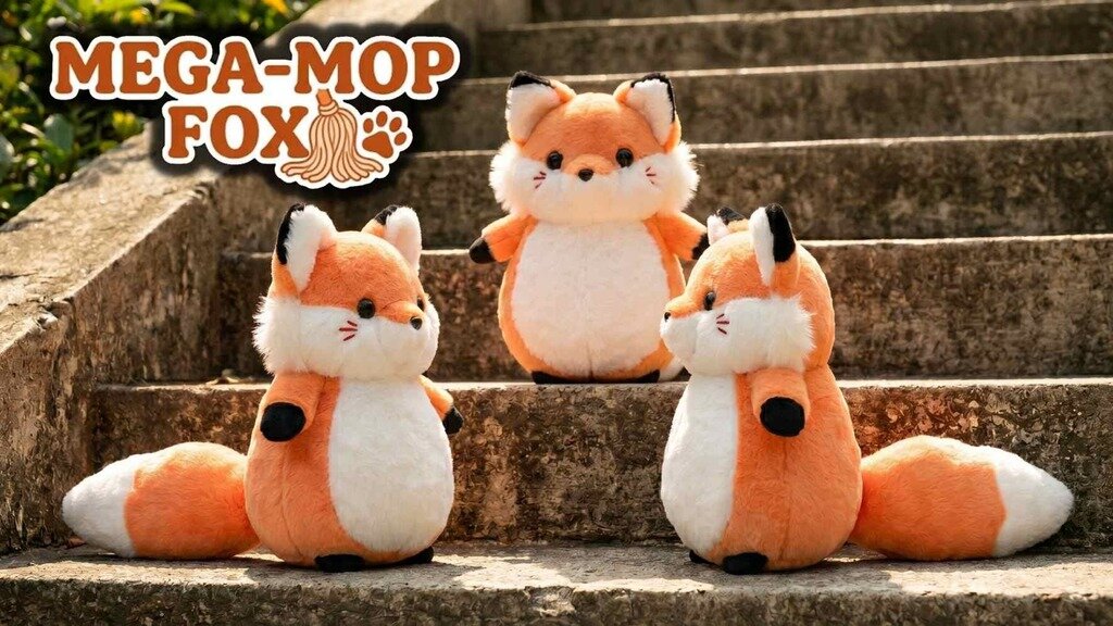 Mega-Mop Fox Plushie