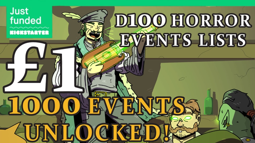 D100 Horror Events Lists