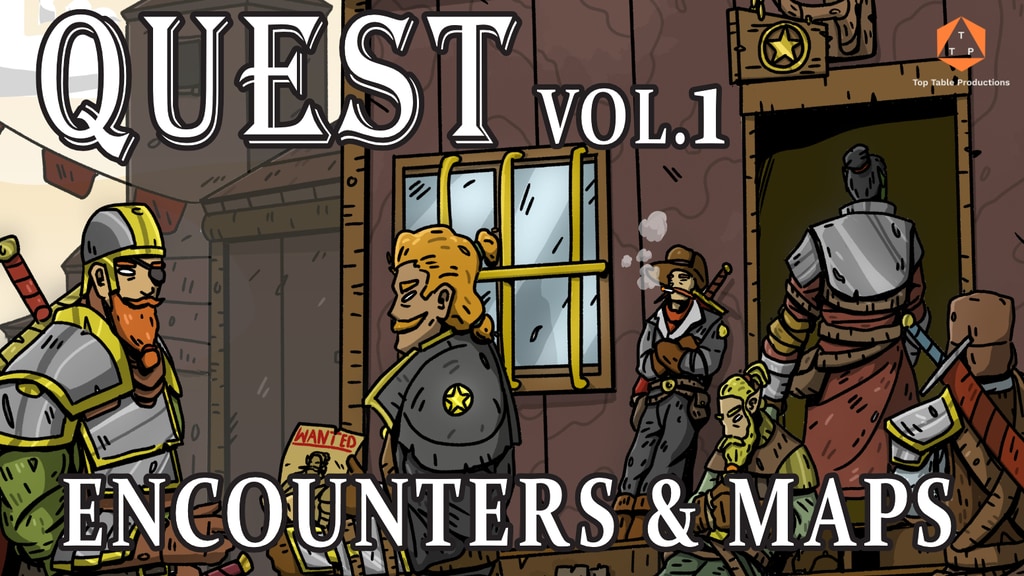 QUEST Vol 1. - One-shot, Encounters, & Maps for D&D 5E