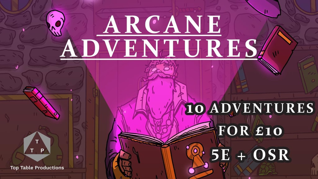 Arcane Adventures for D&D 5e - 10 Quests For £10
