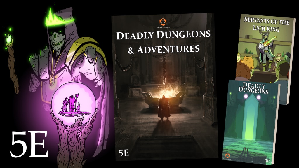 Book of Deadly Dungeons & Adventures for D&D 5e