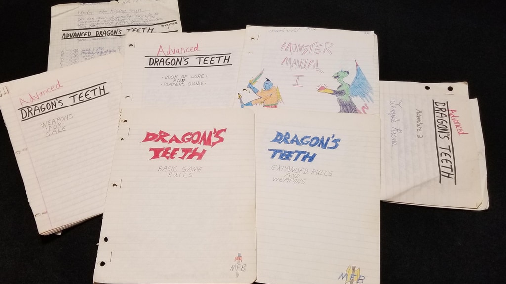 Make 100 Dragon's Teeth RPG rulebooks (rebooted and updated)