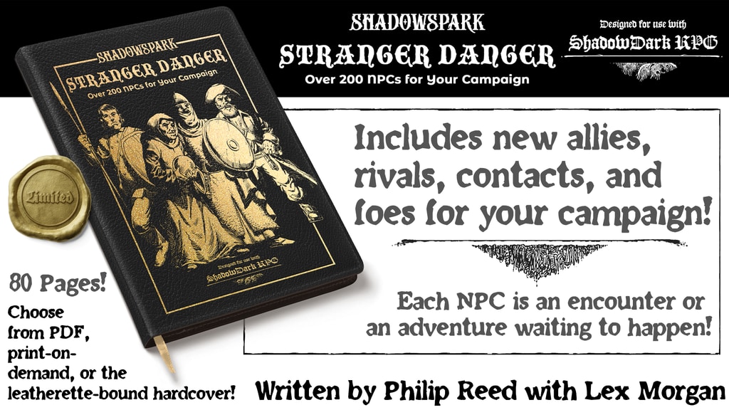 Stranger Danger - Over 200 NPCs for the Shadowdark RPG!