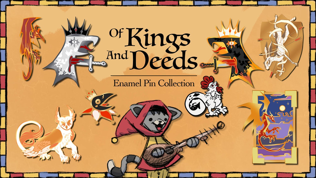Of Kings and Deeds- An Enamel Pin Collection