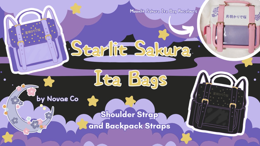 Starlit Sakura Ita Bags