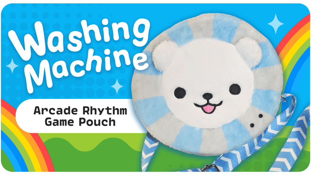 Washing Machine Arcade Rhythm Game Pouch
