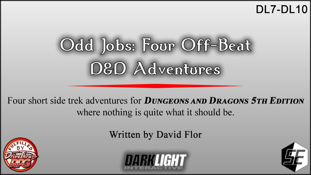 Odd Jobs: Four Off-Beat D&D Adventures