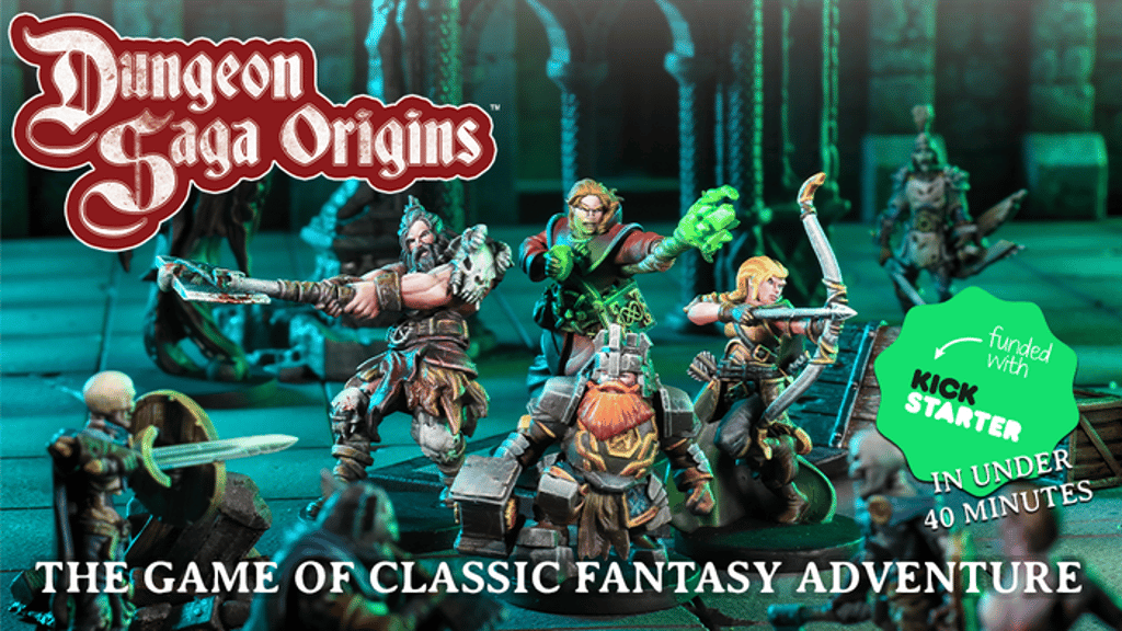 Dungeon Saga Origins – The Game of Classic Fantasy Adventure