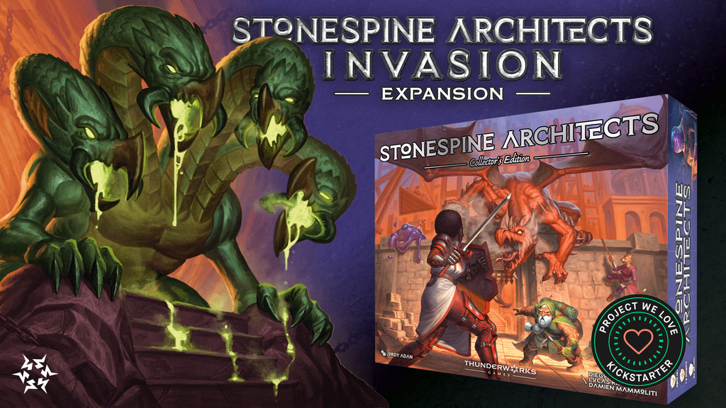 Stonespine Architects Invasion Expansion + Base Game Reprint