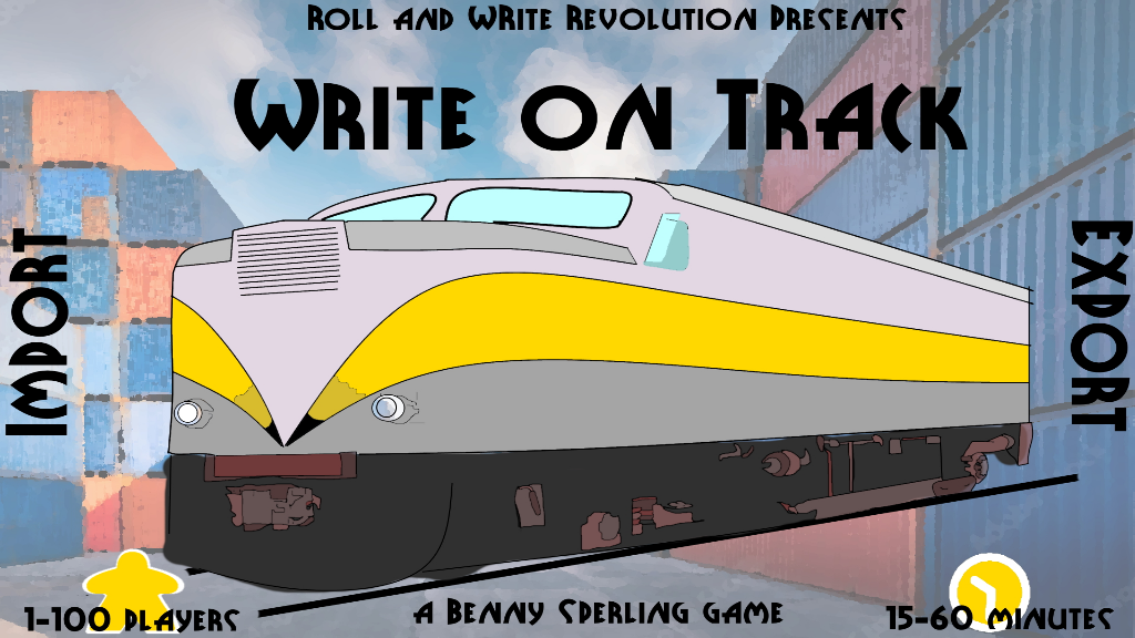 Write on Track, a Train Game