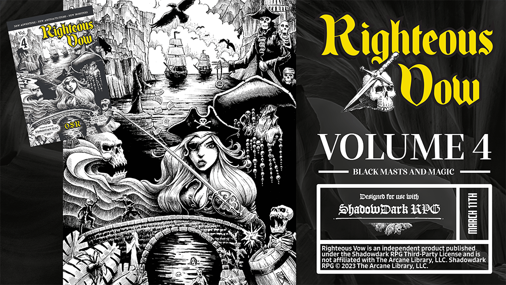 Righteous Vow 4: A RPG Zine for Old School Gaming