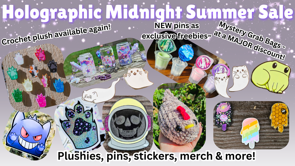 Holographic Midnight Summer Sale