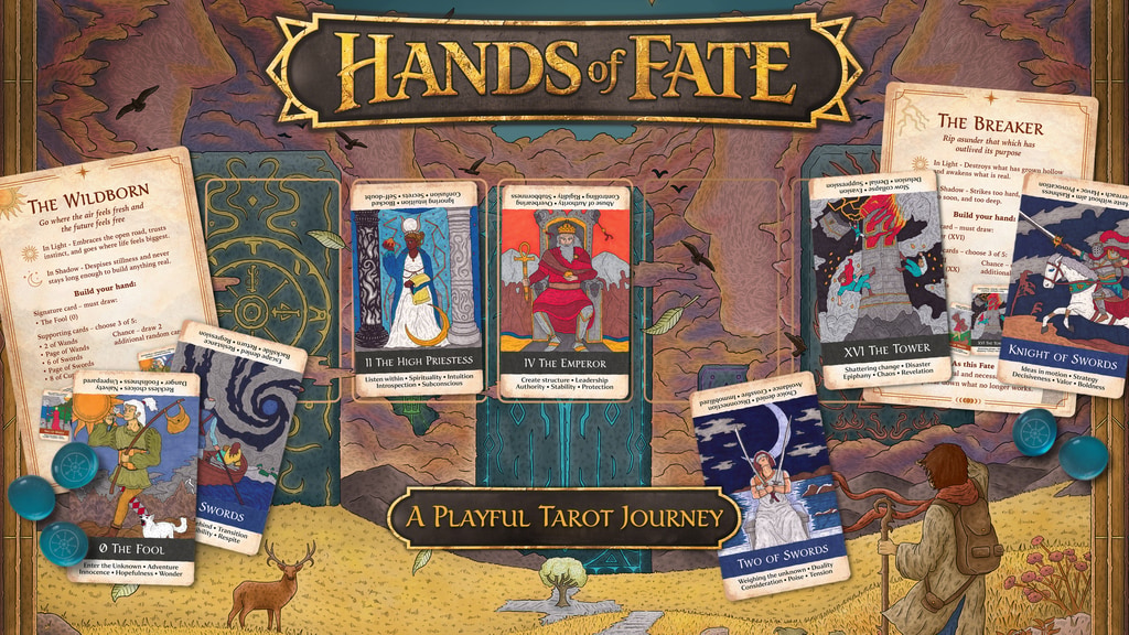 Hands of Fate: A Tarot Journey Game for Solo and Social Play