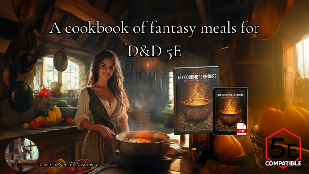 The Gourmet Grimoire for DnD 5e