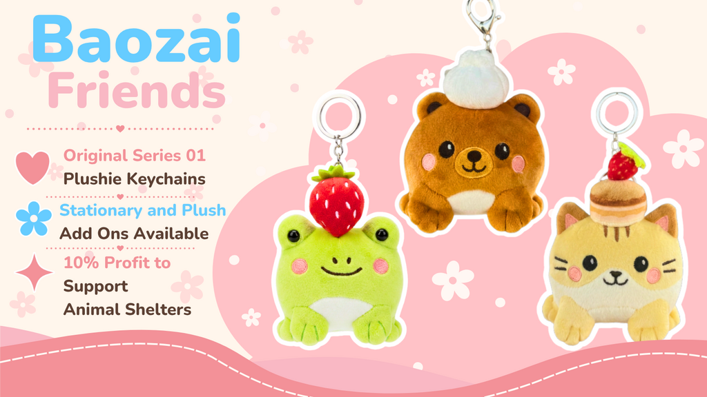 Baozai Friends: Plushie Keychain Originals