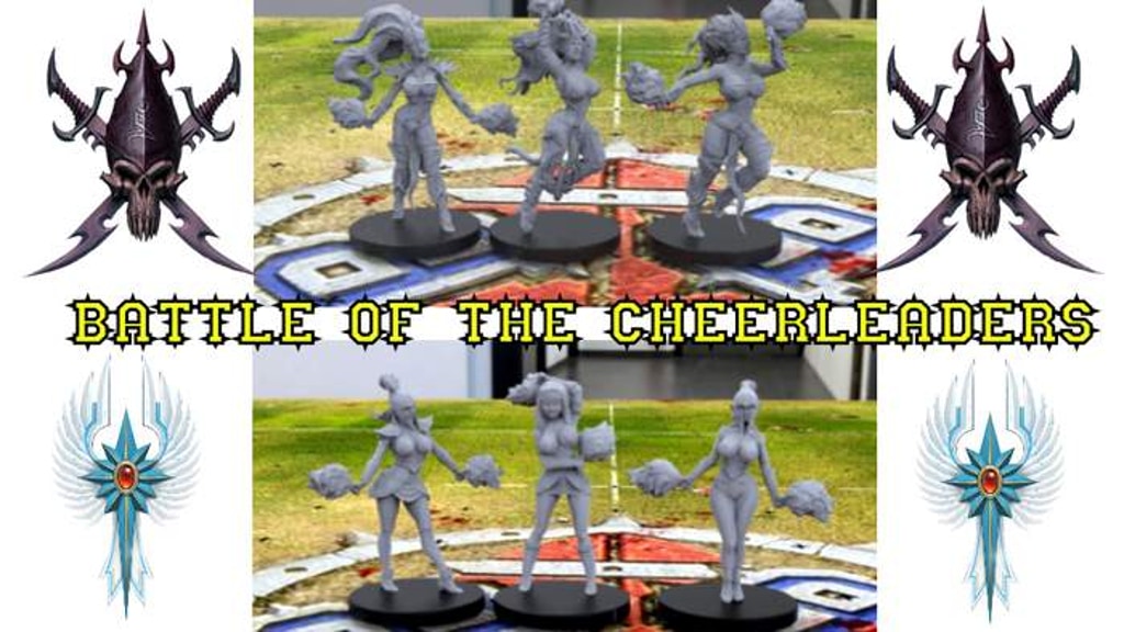 Fantasy Football Cheerleaders Teams: High Elf and Witch Elf