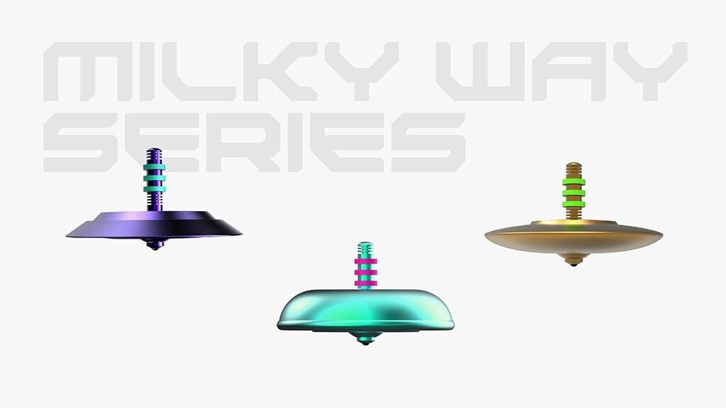 UFO Tops Milky Way: Our LARGEST Spinning Top Series!