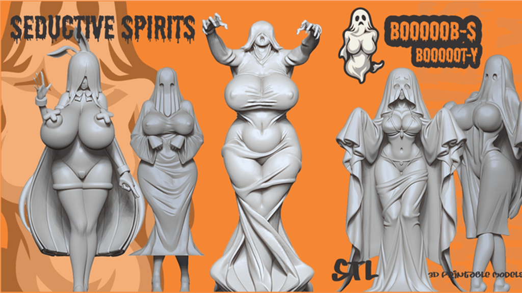 Seductive Spirits: Unveil the Allure of Our Sexy Ghost Model
