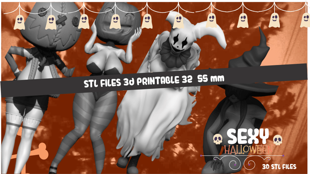 Halloween Horror Lust STL Files.