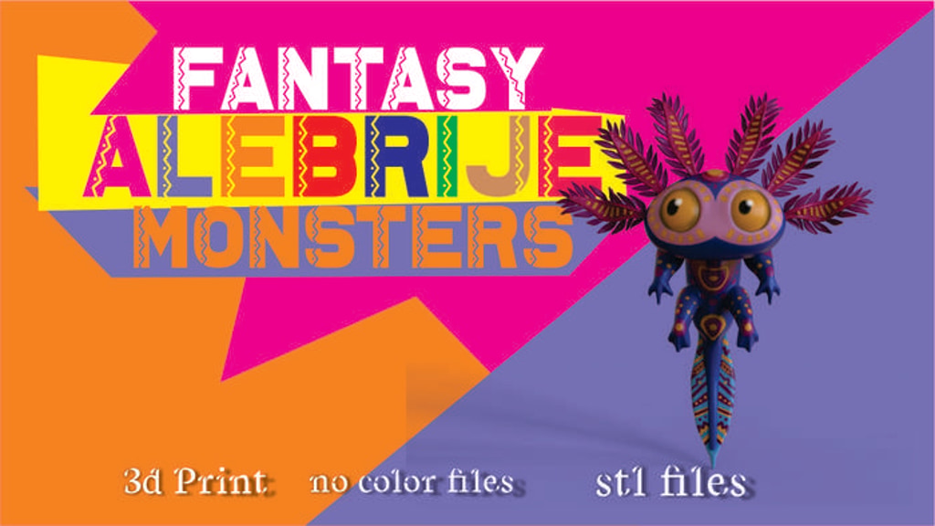 Fantasy Alebrije Monsters - STL -Tabletop - Collectables.