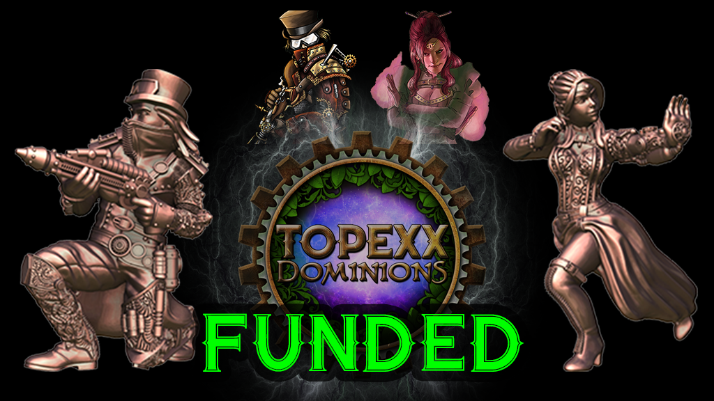 Steampunk 35mm Miniatures from Topexx Dominions