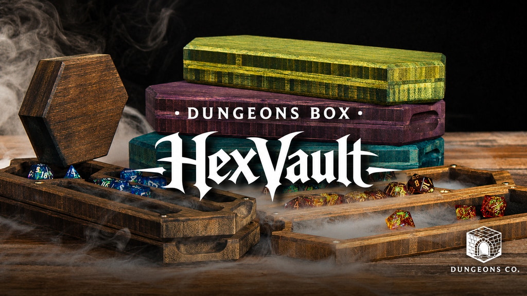 Dungeons Box HexVault: Next-Gen Dice Box & Dice Tower