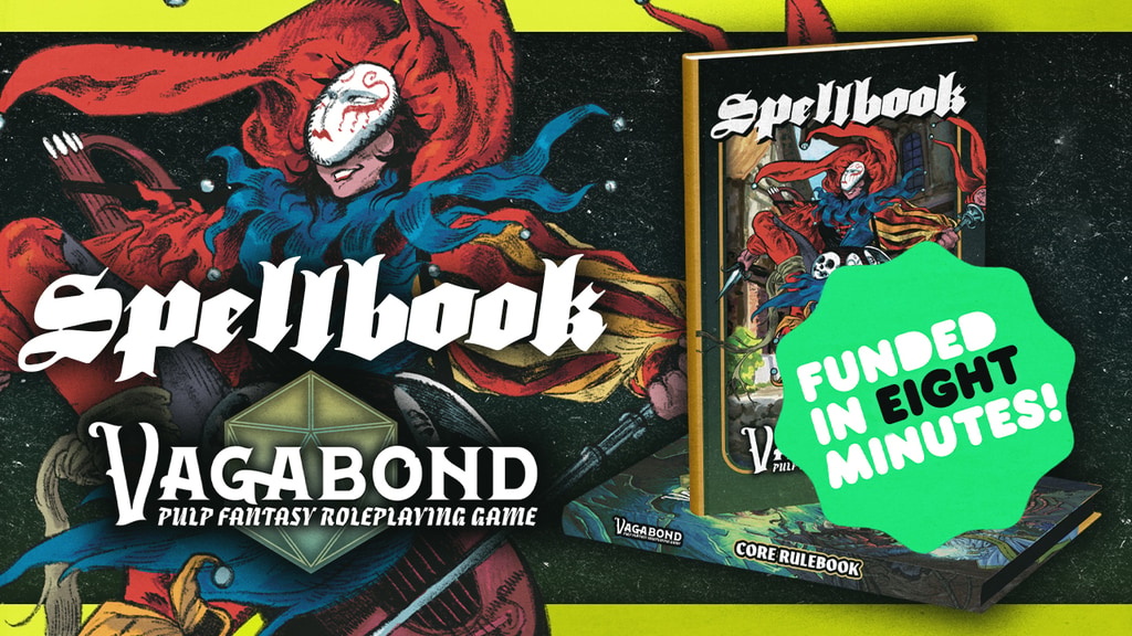 Vagabond RPG | Spellbook - Hero Expansion & Reprints!
