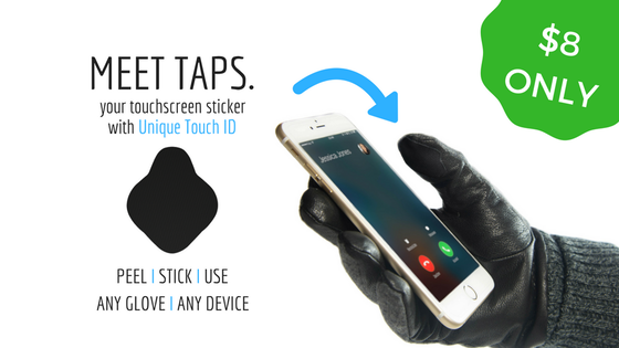 TAPS - Touchscreen Sticker w/ Touch ID. Ships Before X-mas