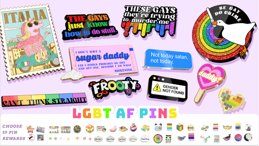 Pride Pins - Vol 3 ft Jennifer Coolidge + Drag + White lotus
