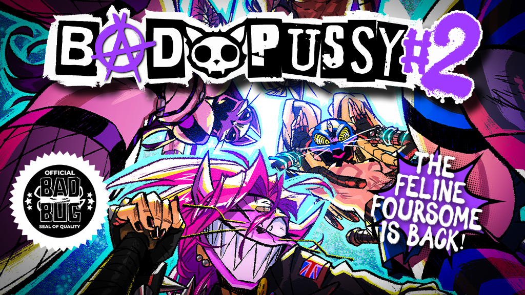 BAD PUSSY #1-2: Punk Band in Cat Masks Fights for Freedom