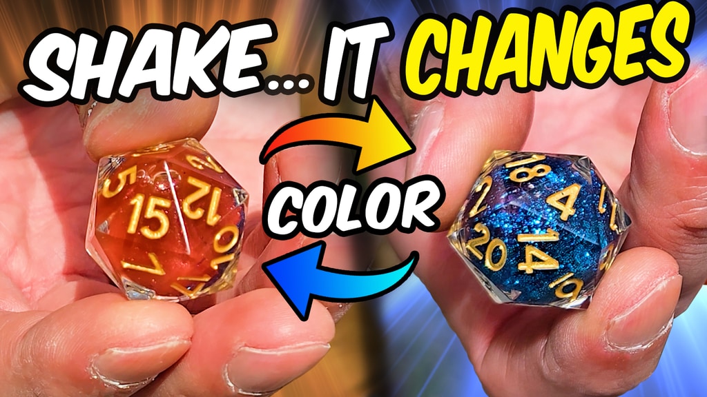 The Alchemy Dice - Color changing dice