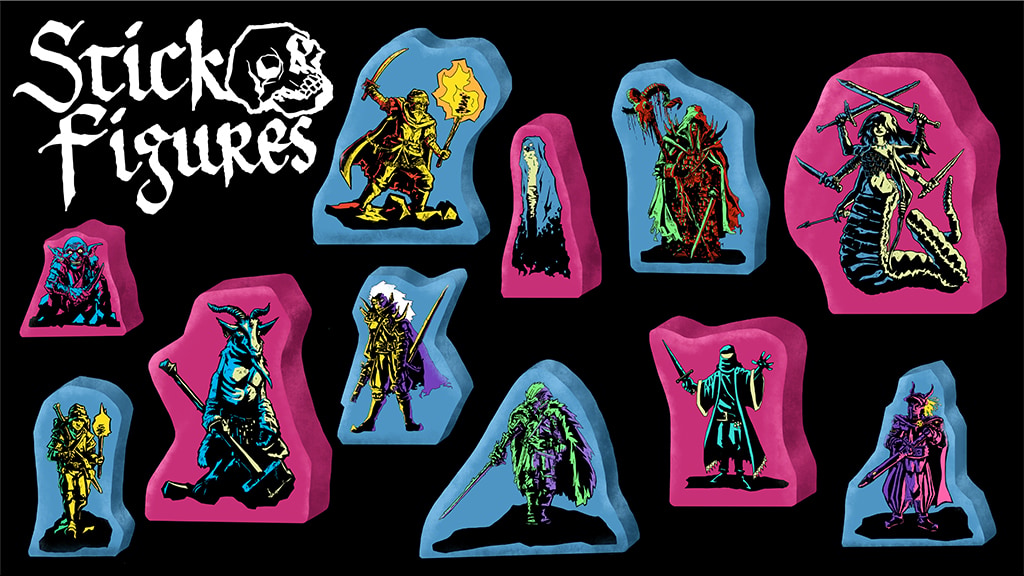 Stick Figures: Tombpunk Creatures and Characters