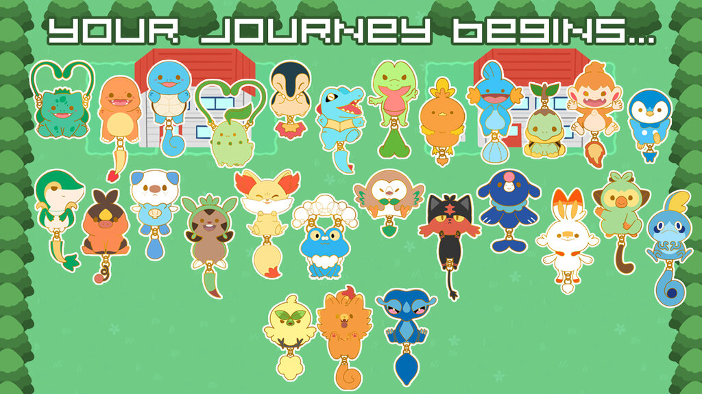Your Journey Begins... A Pocket Monster Pin Series