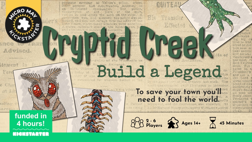 Cryptid Creek: Build a Legend