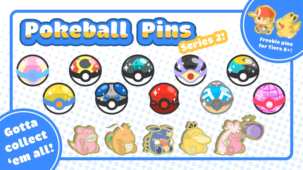 Pokeball Pins Series 2!