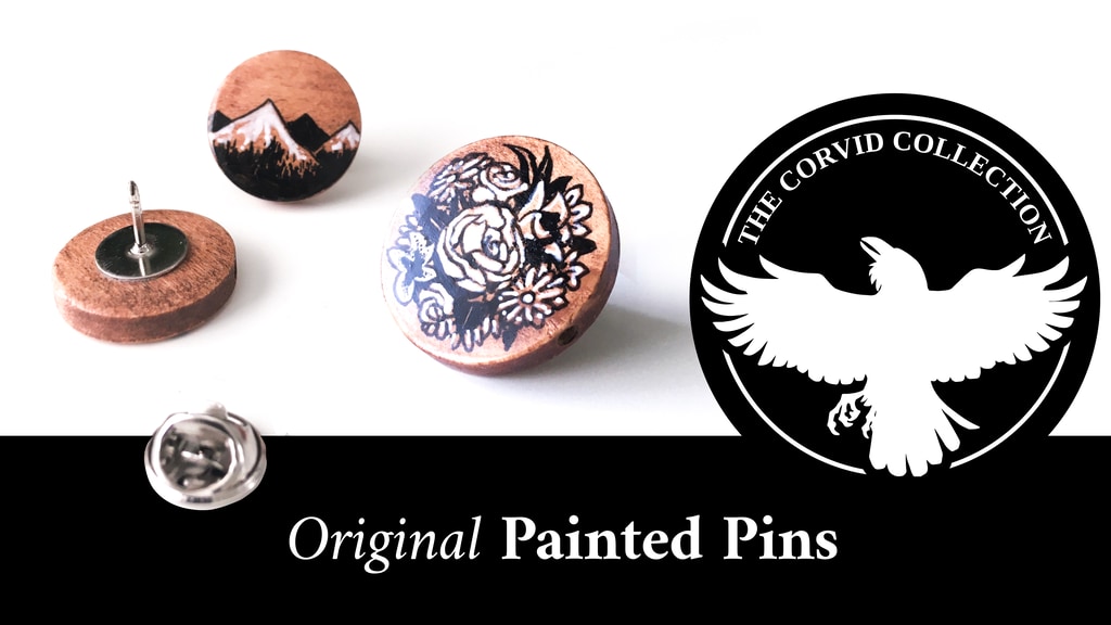 MAKE 100: Corvid Collection's Original Painted Pins