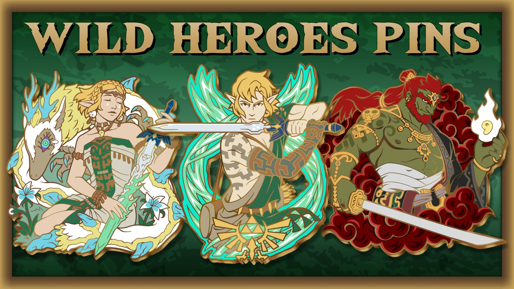 Wild Heroes Pins