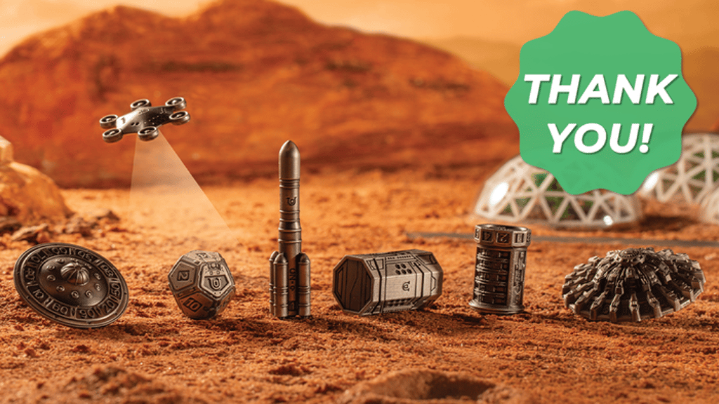 The Pioneer Dice, The World’s First Mars Themed Dice