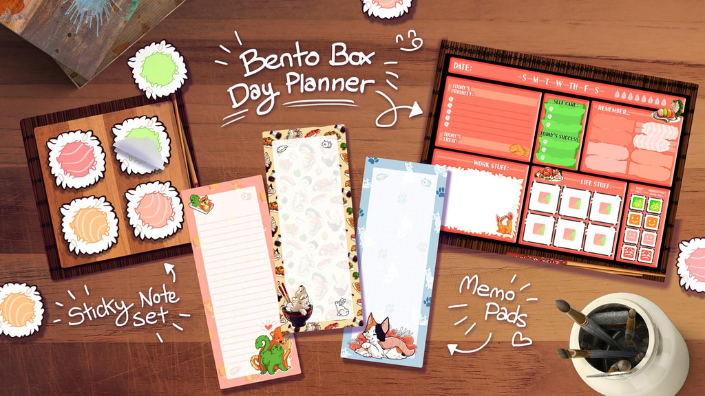 Sushi Tomodachi Stationary Collection