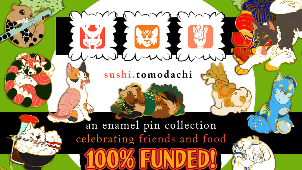 Sushi Tomodachi: Second Course - Enamel Pin Collection