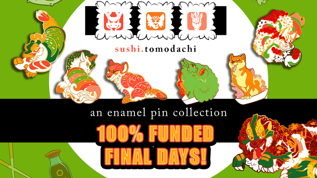 Sushi Tomodachi - Enamel Pin Collection