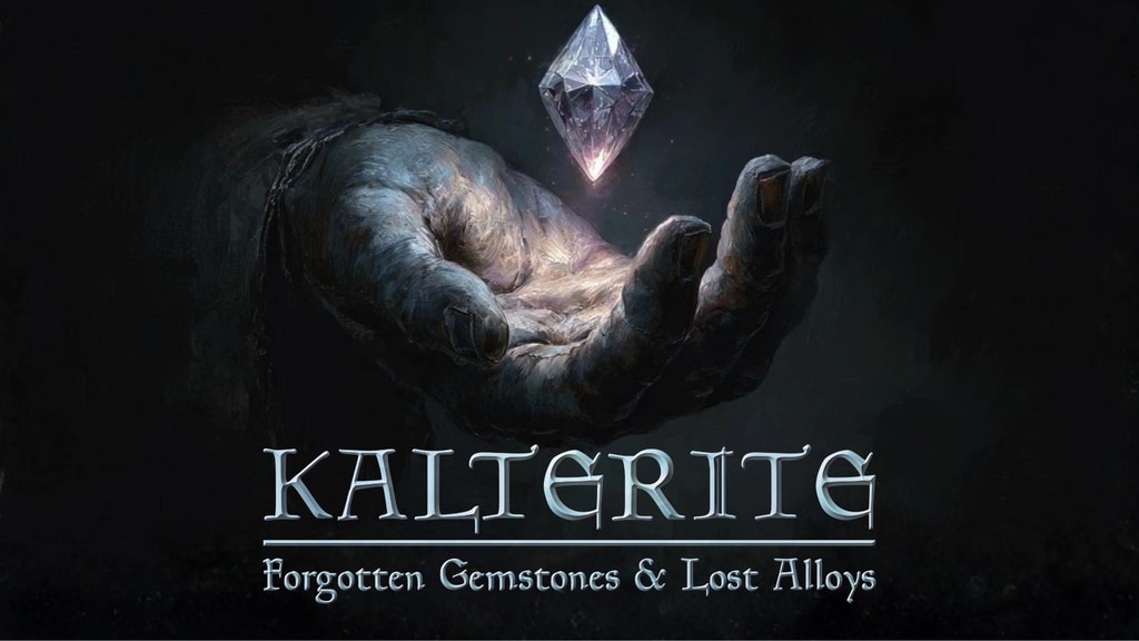 Kalterite : Forgotten Gemstones & Lost Alloys