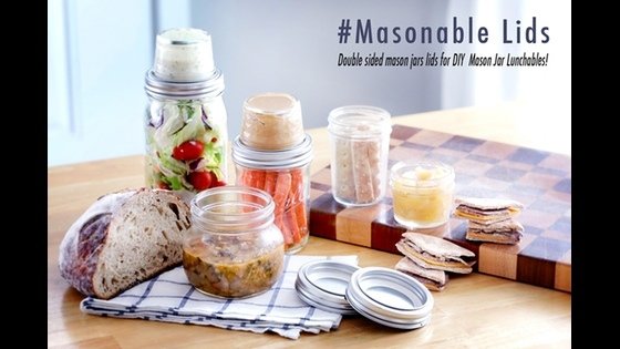 Mason to Go #Masonables - Easy Mason Jar Lunchables