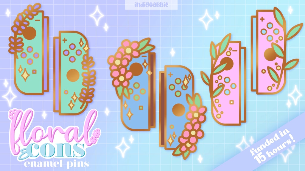 ˚ʚ♡ɞ˚ Floral Cons: An Enamel Pin Collection ˚ʚ♡ɞ˚