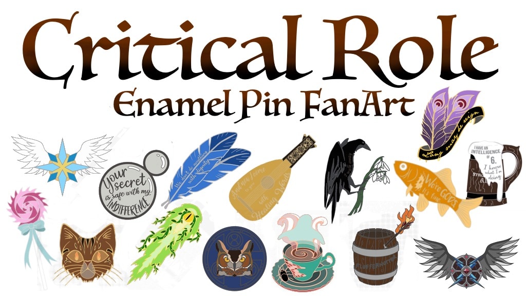 Critical Role Enamel Pin FanArt