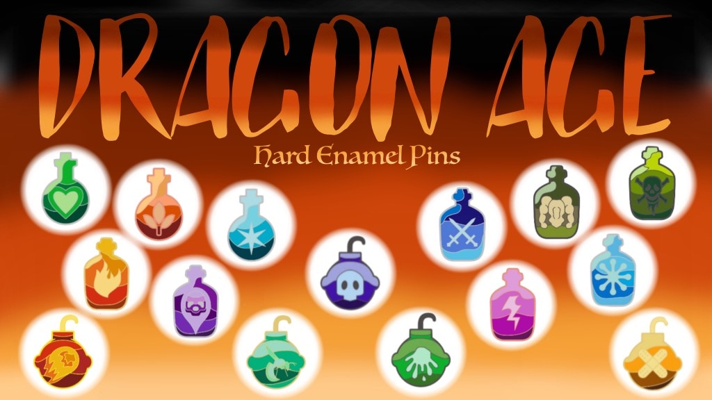 Dragon Age Enamel Pins